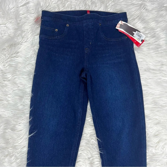 New SPANX Ready-to-Wow Denim Leggings Pacific Depth NWT Business Casual Medium - Picture 4 of 13